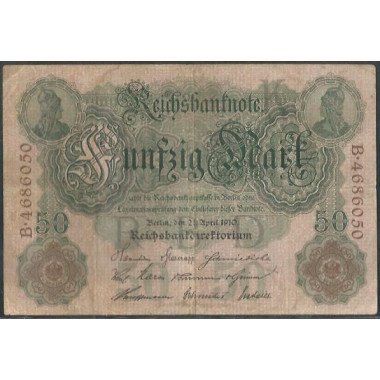 Alemania, 50 Mark 21 Abr 1910 P41