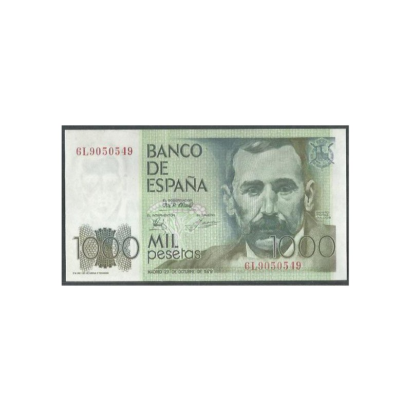 España, 1.000 Pesetas 23 Oct 1979 P158