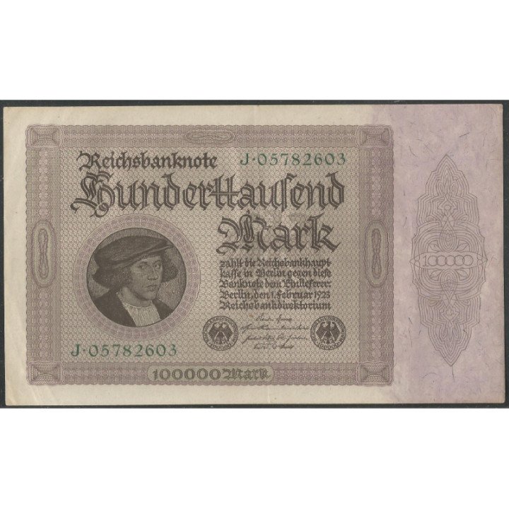 Alemania 100.000 Mark 1 Feb 1923 P83