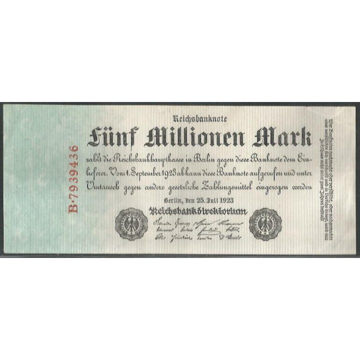 Alemania 5.000.000 25 Jul 1923 P95
