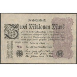 Alemania 2.000.000 Mark 9 Ago 1923 P104