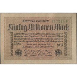 Alemania 50.000.000 Mark 1 Sep 1923 P109b