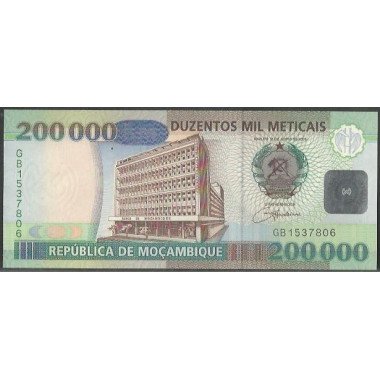 Mozambique, 200.000 Meticais 16 Jun 2003 P141