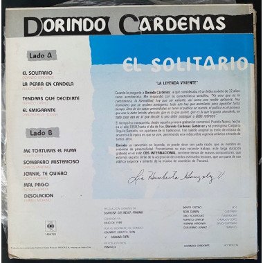 Dorindo Cardenas, El solitario, Costa Rica 1989
