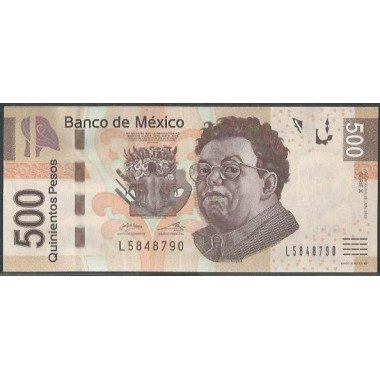 Mexico, 500 Pesos 12 Jun 2012 Serie X P126x