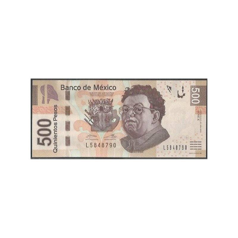 Mexico, 500 Pesos 12 Jun 2012 Serie X P126x