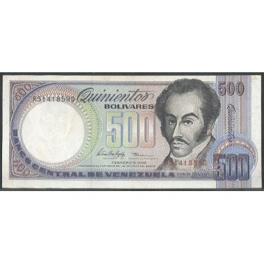 Venezuela, 500 Bolivares 5 Feb 1998 R 8 Dig P67f