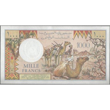 Djibouti 1.000 Francs ND1988 P37b