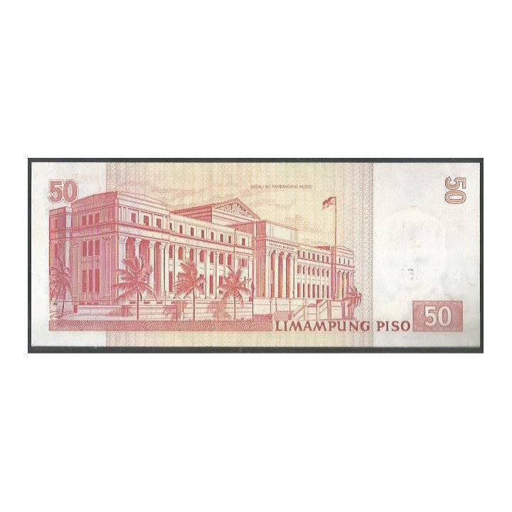 Filipinas 50 Piso 2013 P215 Conmemorativo de la Canonizacion de San Pedro Calungsod reverso