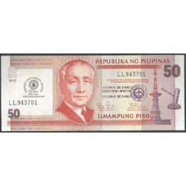 Filipinas 50 Piso 2013 P216 Conmemorativo de los 50 Años de la Universidad Trinity