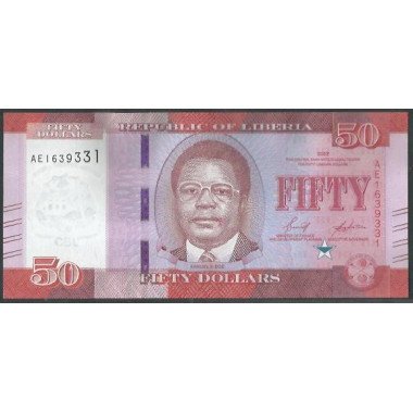 Liberia, 50 Dollars 2022 P40