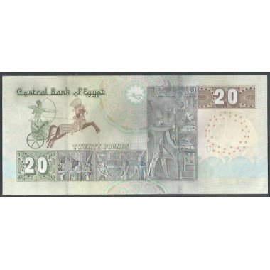Egipto 20 Pounds 2022 P74f