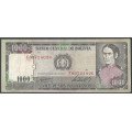 Bolivia, 1.000 Pesos Bolivianos D 25 Jun 1982 Serie F P167a