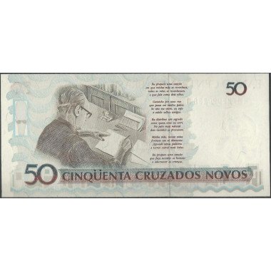 Brasil, 50 Cruzeiros ND1990 P223