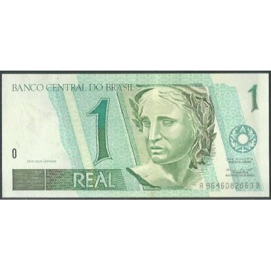 Brasil, 1 Real ND1997- Firma 39 P243Ad