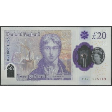 Inglaterra, 20 Pounds 2018 P396