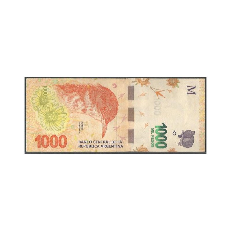 Argentina, 1.000 Pesos ND2017 Serie M P366