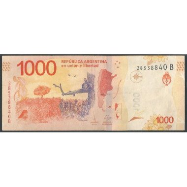 Argentina, 1.000 Pesos ND2017 Serie M P366