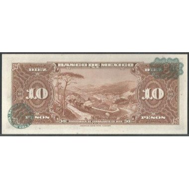 Mexico, 10 Pesos 20 May 1959 Serie IR P58g