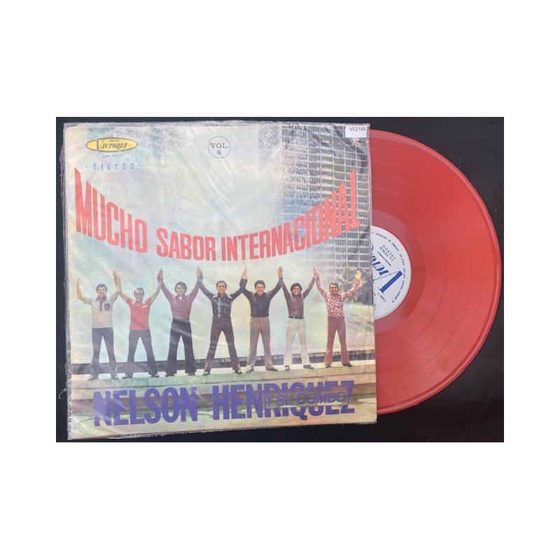 Nelson Henriquez Y Su Combo, Mucho sabor internacional (vinilo rojo) - Colombia 1973