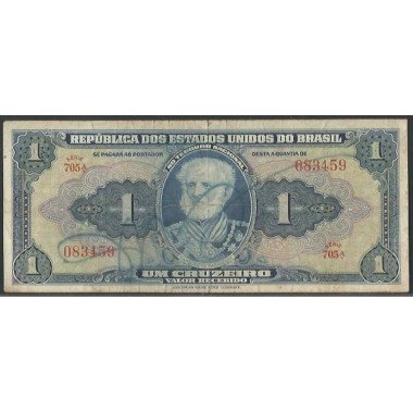Brasil, 1 Cruzeiro ND1944...