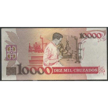 Brasil, 10 Cruzados Nuevos ND1990 P218b