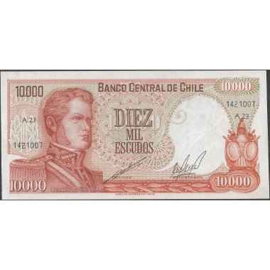 Chile, 10.000 Escudos ND P148