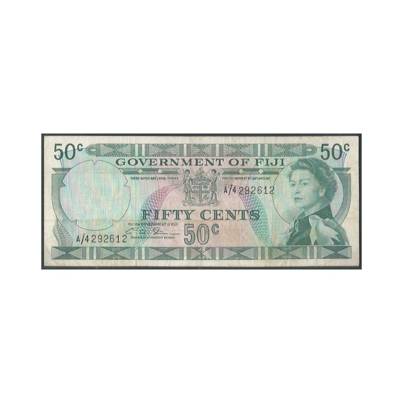 Fiji, 50 Cents ND1971 P64a