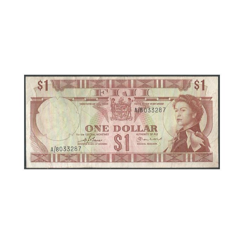 Fiji, 1 Dollar ND1974 P71a