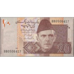 Pakistan 20 Rupias 2006 P46b