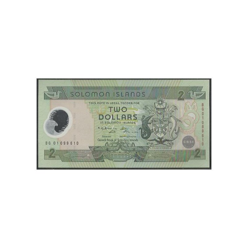 Islas Solomon, 2 Dollars ND2001 P23