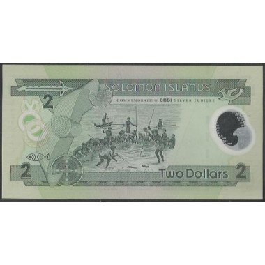 Islas Solomon, 2 Dollars ND2001 P23