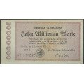 Alemania - Railroads, 10.000.000 Mark 2 Sep 1923 Ps1014