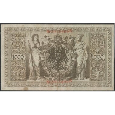 Alemania, 1.000 Mark 21 Abr 1910 P44b