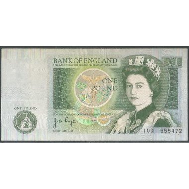 Inglaterra, 1 Pound ND1977-80 P377a