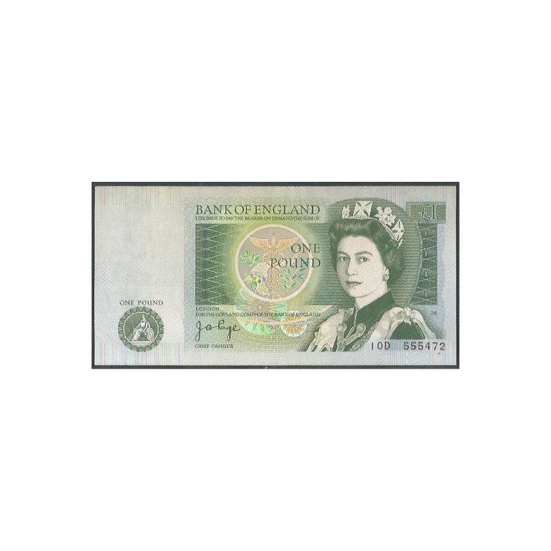 Inglaterra, 1 Pound ND1977-80 P377a
