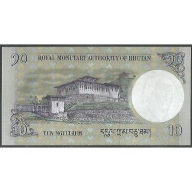 Bhutan, 10 Ngultrum 2013 P29b
