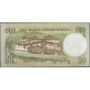 Bhutan, 20 Ngultrum 2013 P30b