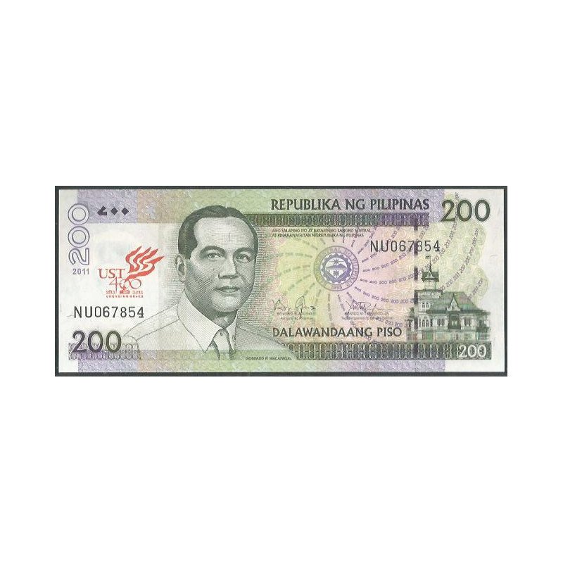 Filipinas, 200 Piso 2011 P214 400 Años de la Universidad Pontificia