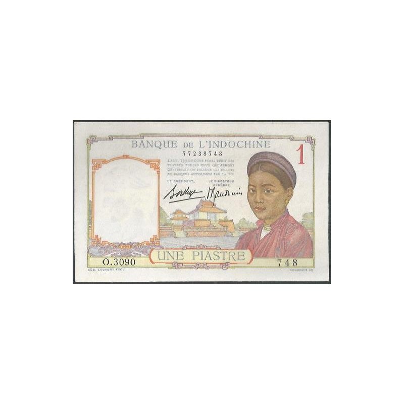 Indochina Francesa, 1 Rupia 1936 P54b