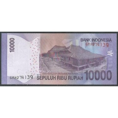 Indonesia, 10.000 Rupias 2014 P150f