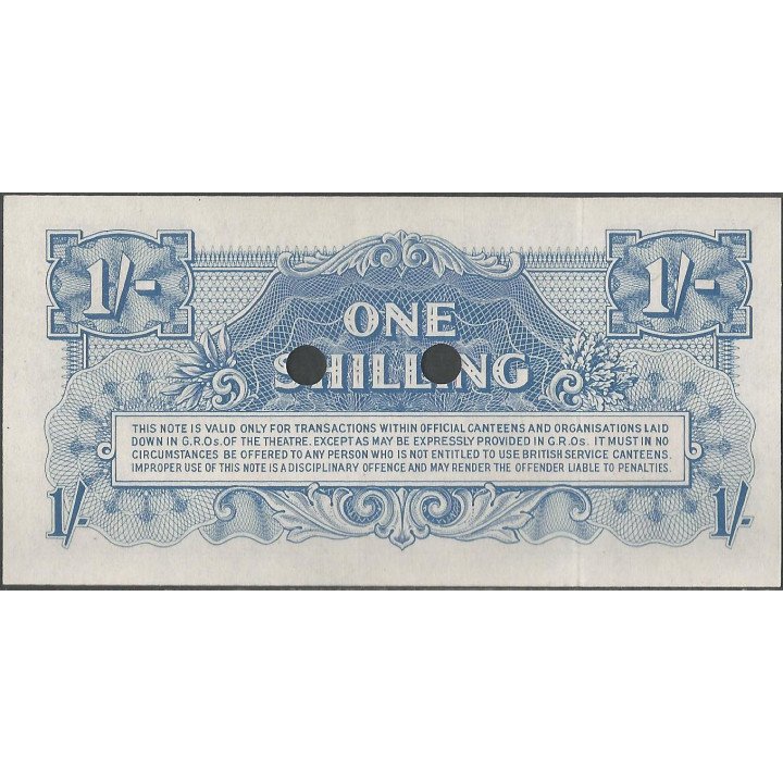 Inglaterra 1 Shillings ND1956 PM26b reverso