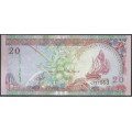 Maldivas, 20 Rufiyas 2000 P20c