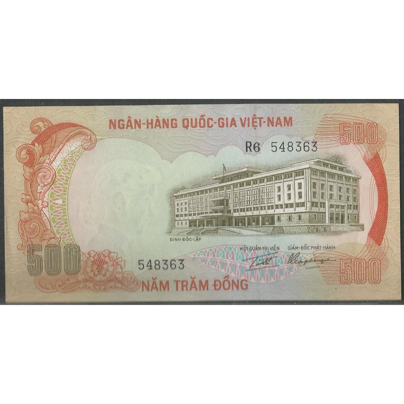 Vietnam Sur, 500 Dong ND1972 P33a