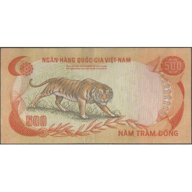 Vietnam Sur, 500 Dong  ND1972 P33a