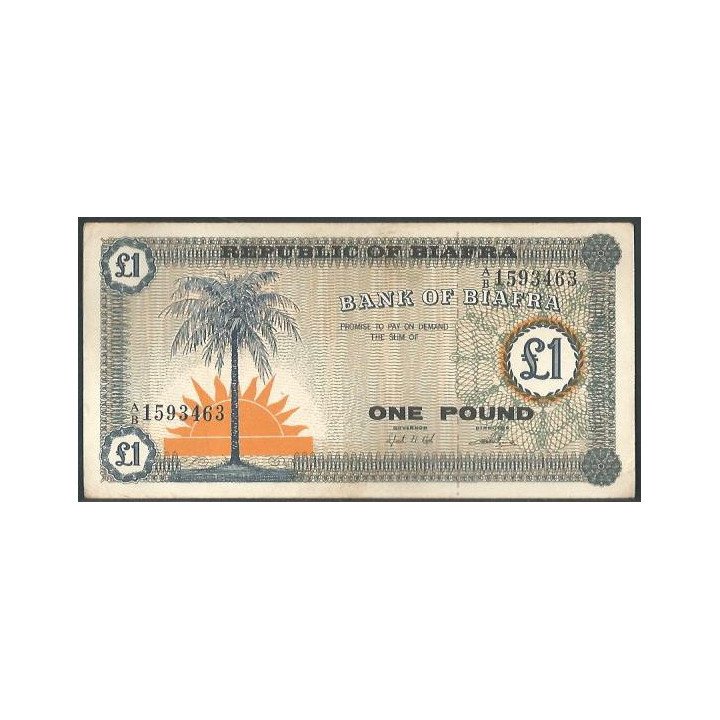 Biafra 1 Pound ND1967 P2