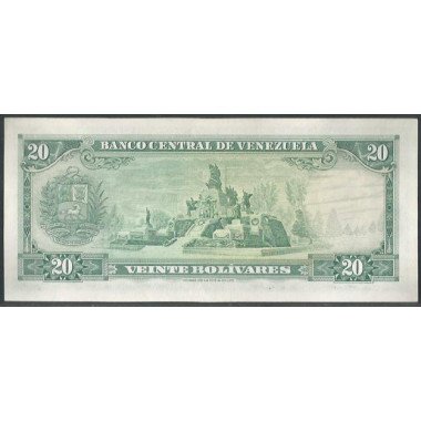 Venezuela, 20 Bolivares 29 Ene 1974 B7 P46e