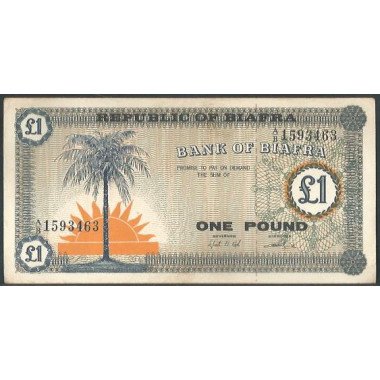 Biafra, 1 Pound ND1967 P2