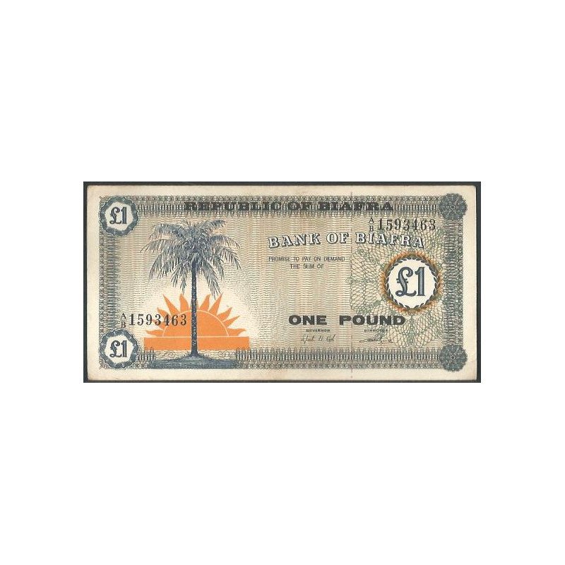 Biafra, 1 Pound ND1967 P2