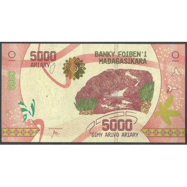 Madagascar, 5.000 Ariary ND2017 P102